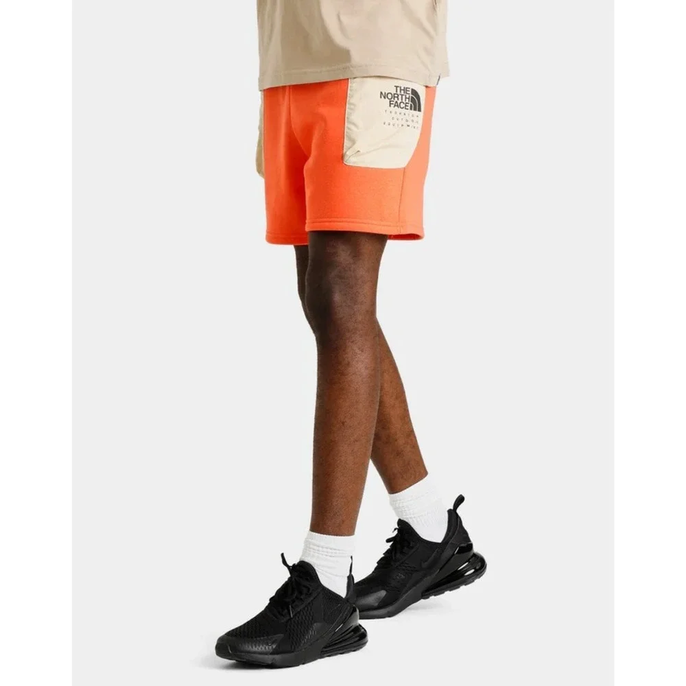 The North Face Men's XL Coordinates Fleece-Lined Utility Shorts in Retro‎ Orange